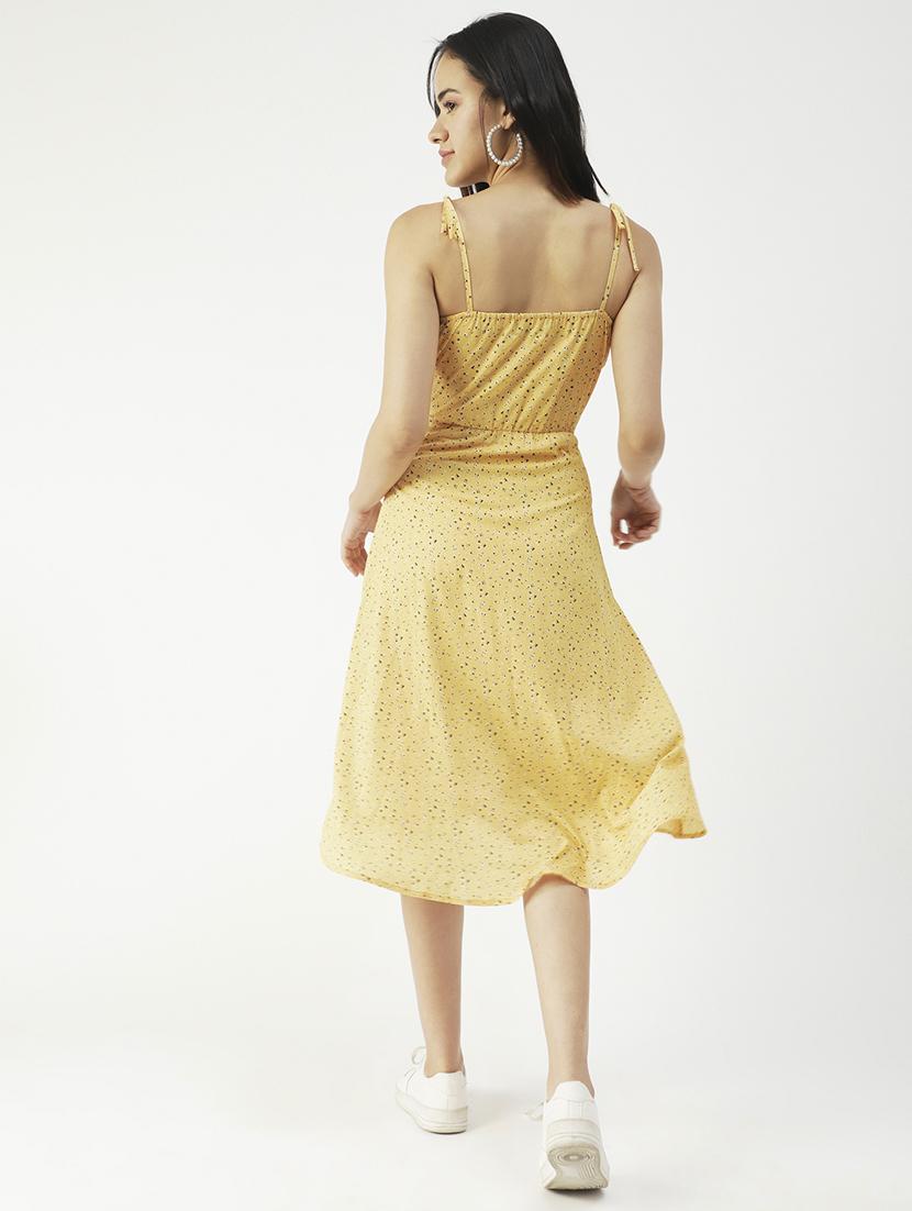 women's micro print dress - 20031230 - Standard Image - 2