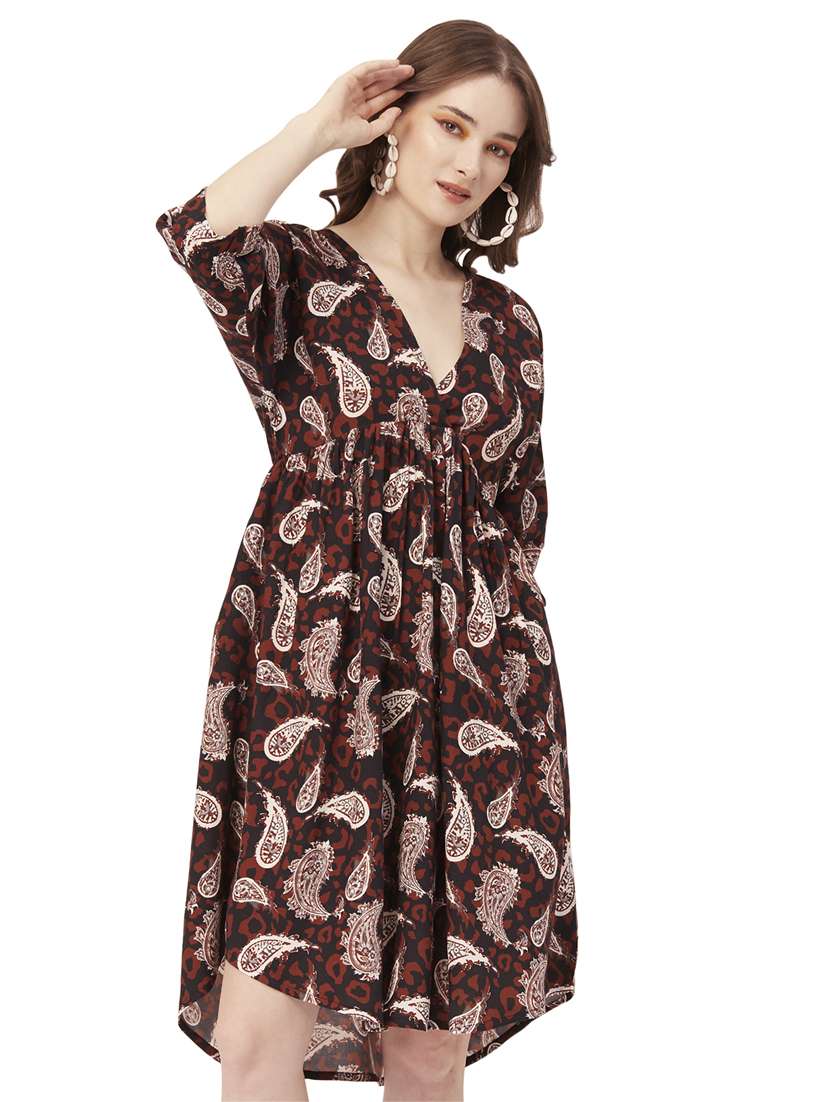 women's fit & flare abstract dress - 20031234 -  Standard Image - 2