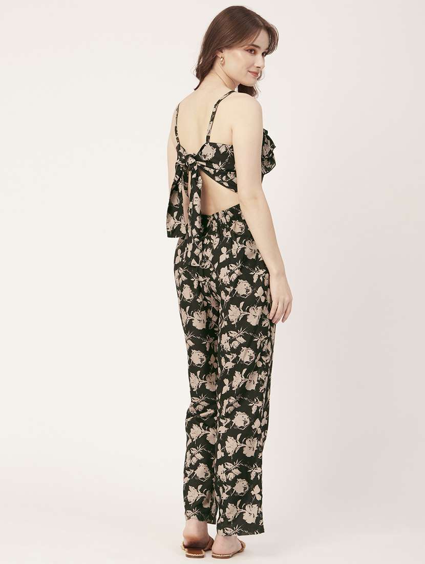 cami neck printed full leg jumpsuit - 20031238 -  Standard Image - 2
