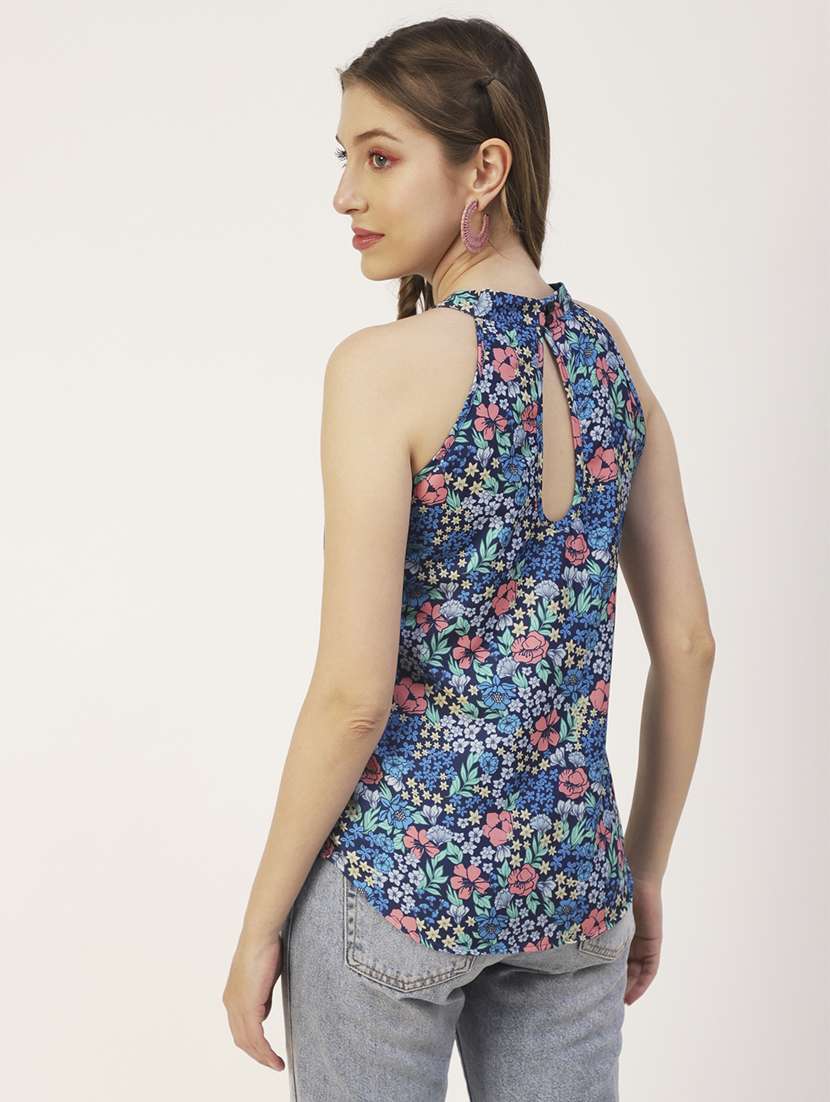 women's straight halter neck top - 20031280 -  Standard Image - 2