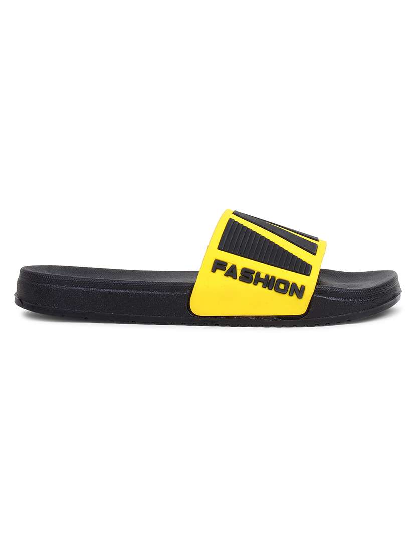 yellow eva slip on flip flops - 20033134 - Standard Image - 2