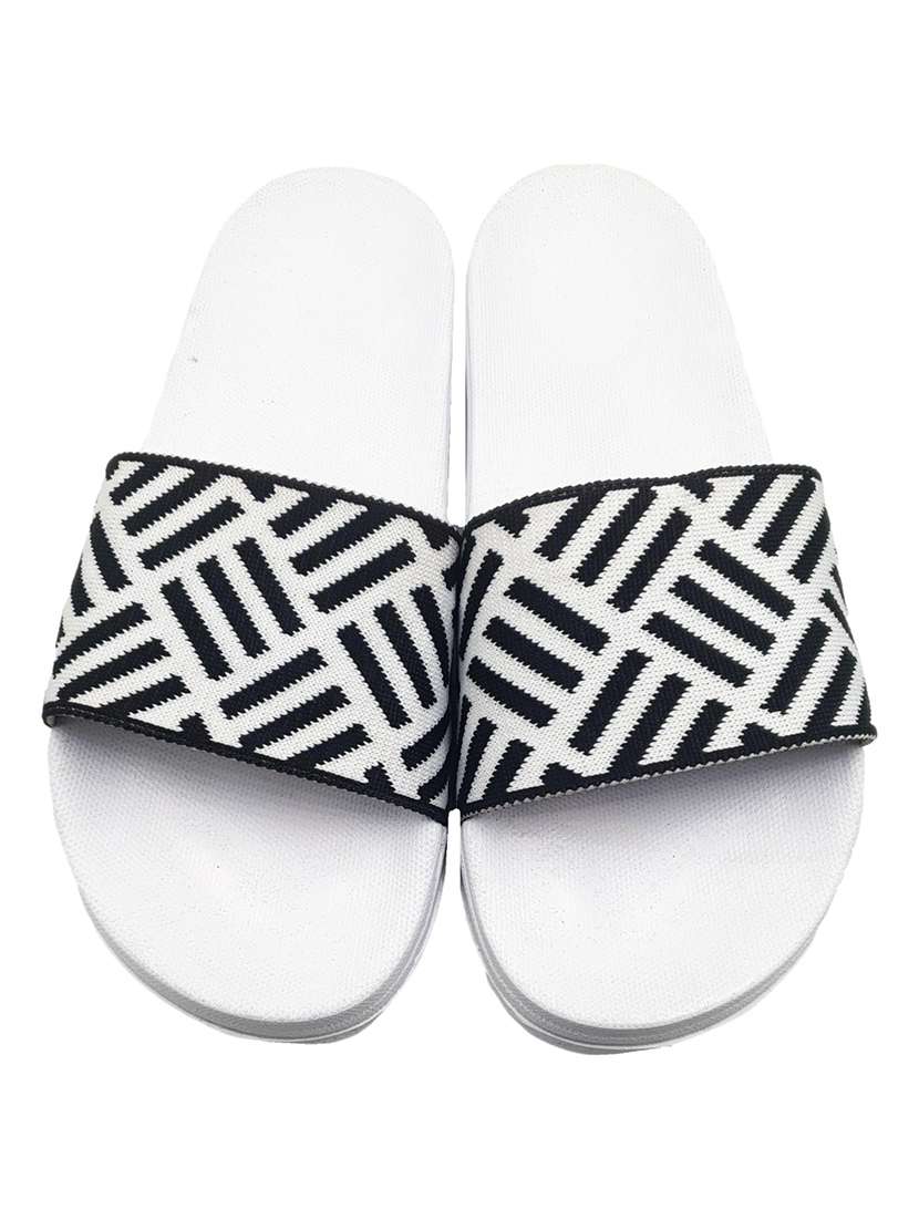 White Eva Slip On Flip Flops