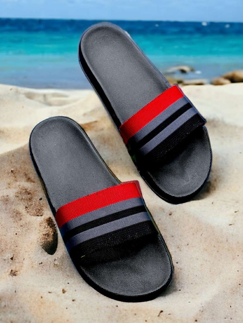 black eva slip on flip flops