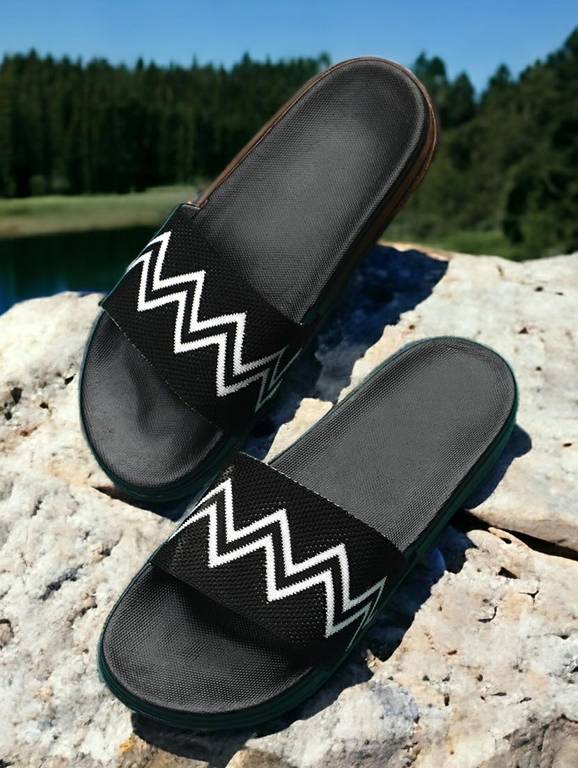 black eva slip on flip flops - 20033188 - Zoom Image - 0