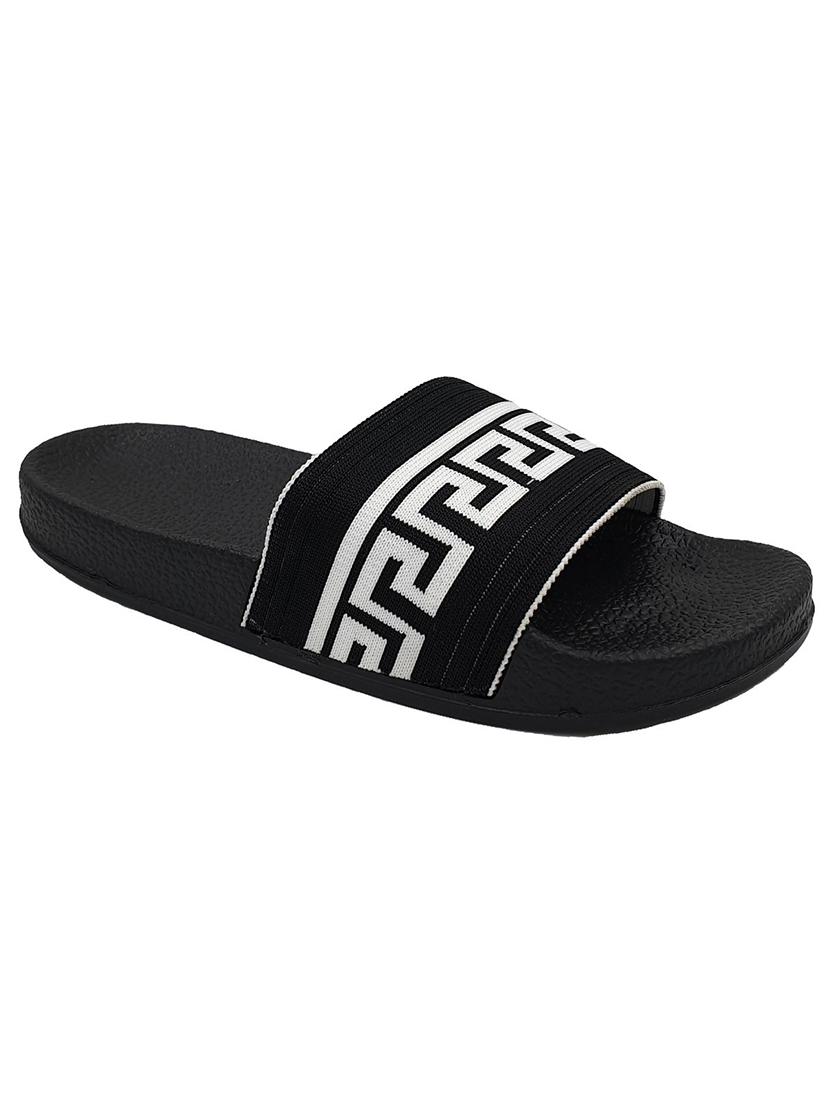 fly-r black flip flop for women - 20033326 - Standard Image - 2