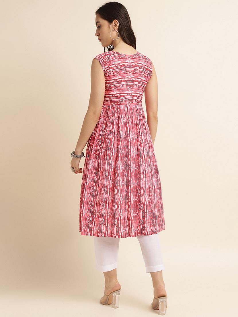 women's flared kurta - 20033351 - Standard Image - 2