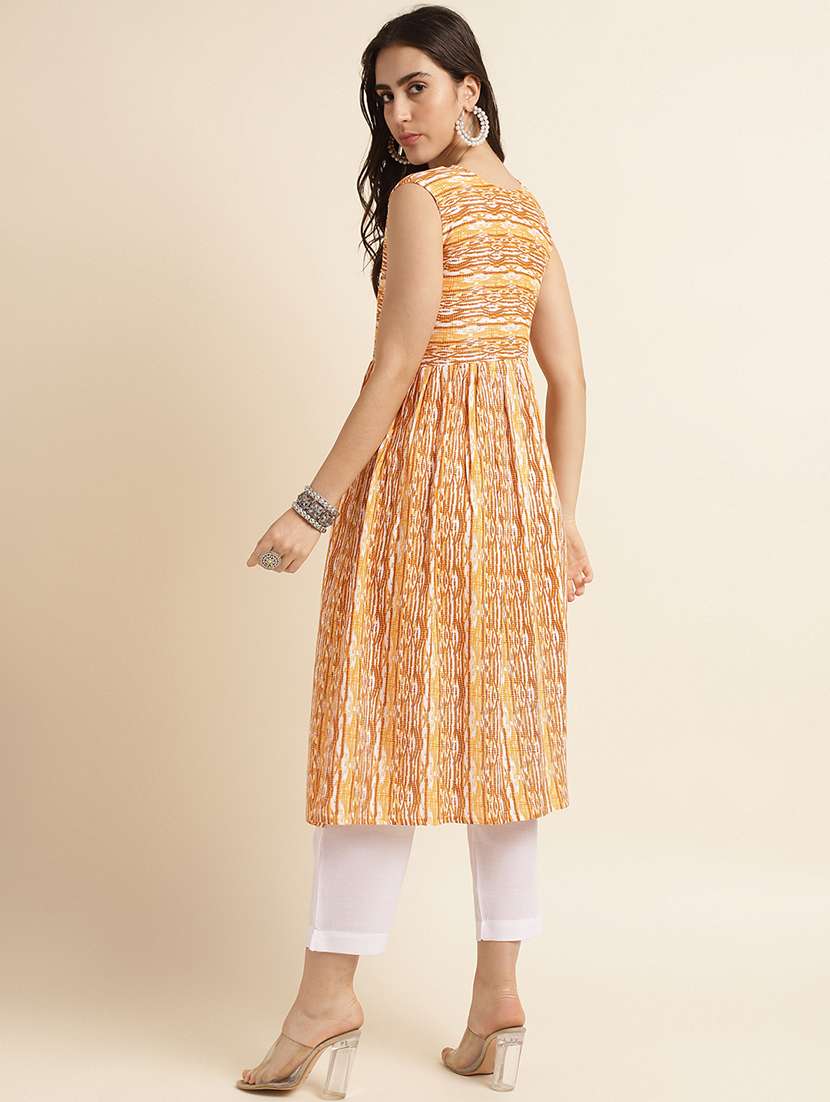 women's flared kurta - 20033354 -  Standard Image - 2
