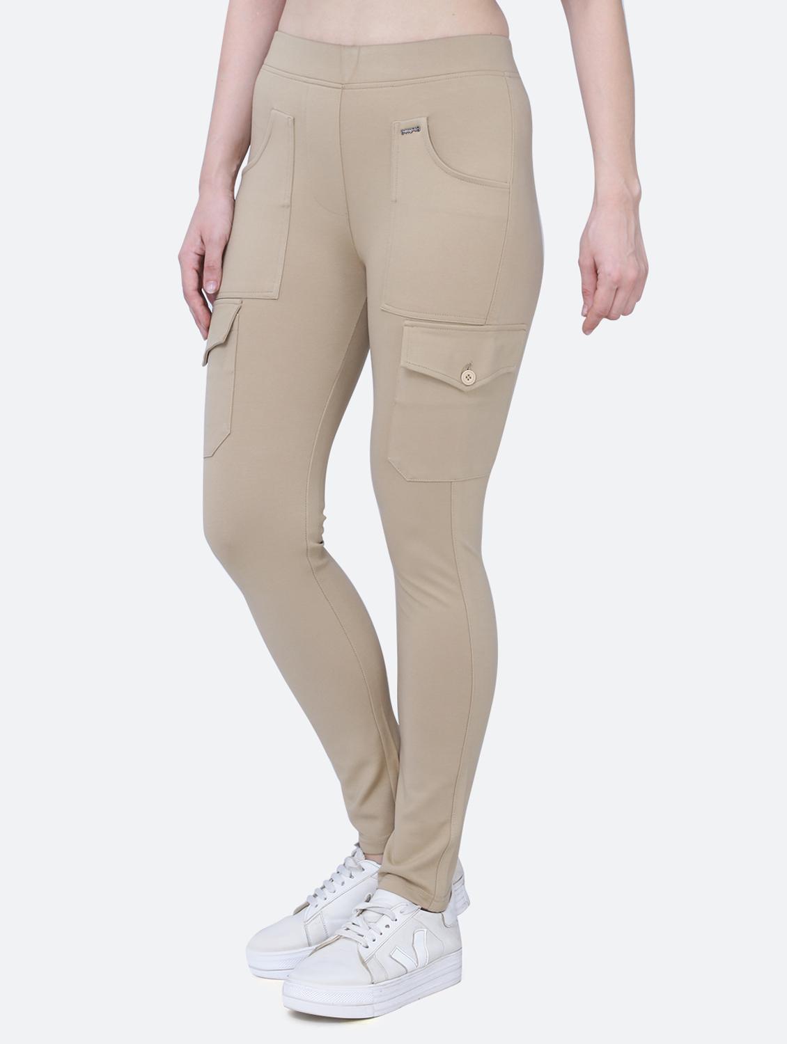 high rise full length solid jeggings - 20039141 - Standard Image - 2