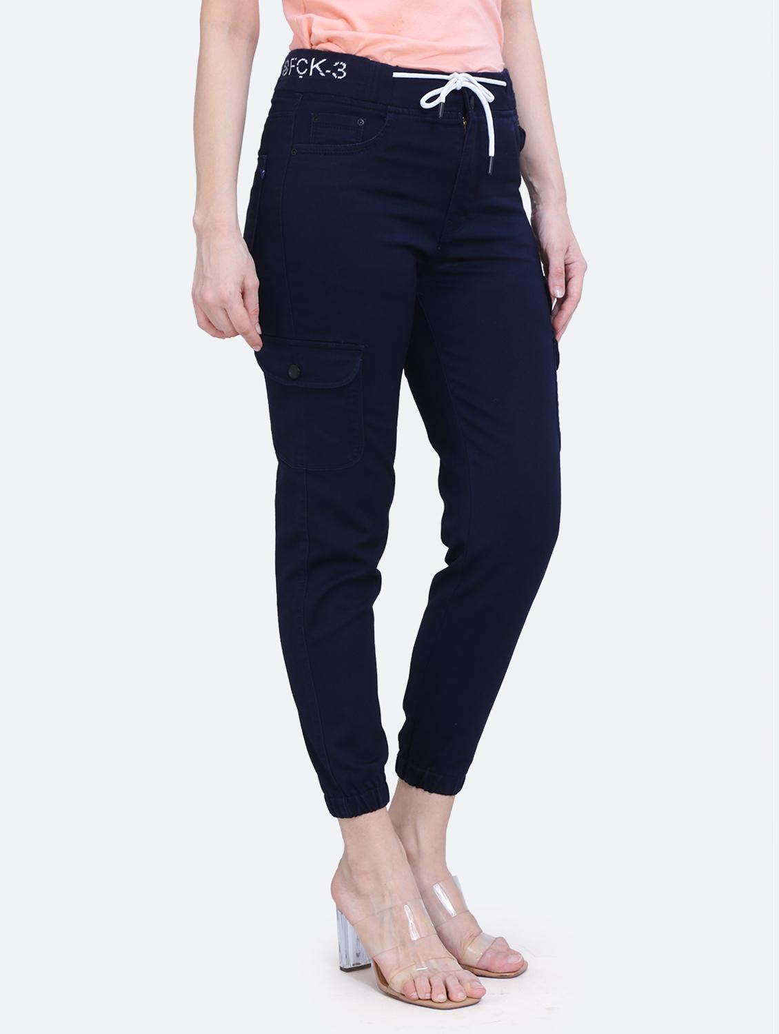 high rise ankle length solid jeggings - 20039159 - Standard Image - 2