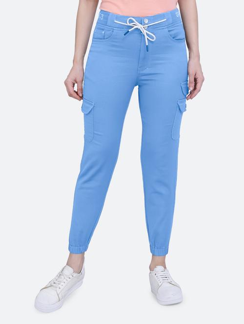 high rise ankle length solid jeggings - 20039162 - Standard Image - 0