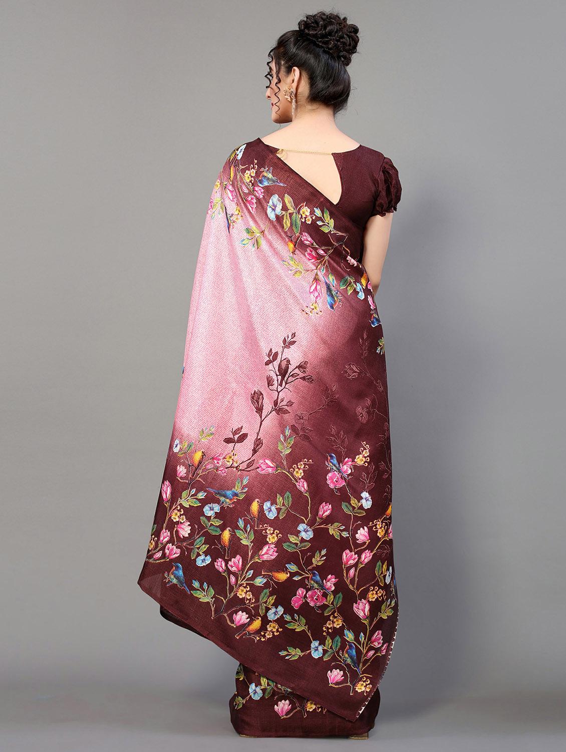 pink mysore silk saree - 20039407 - Standard Image - 2
