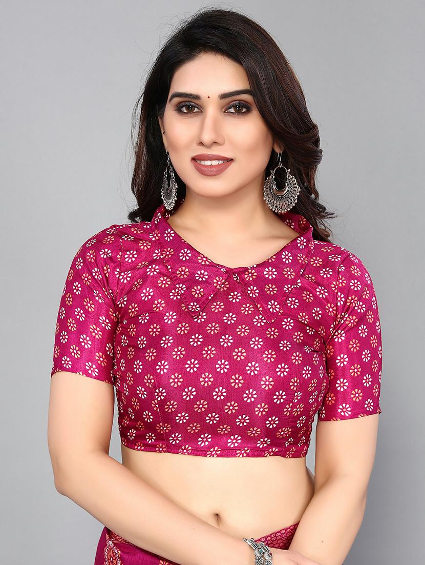 pink silk blend mysore saree - 20039590 - Standard Image - 2