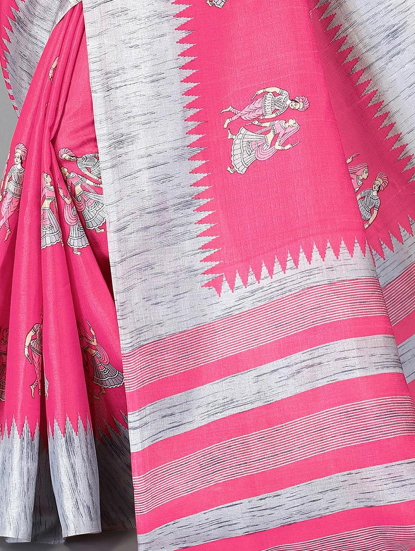 conversational mysore silk saree with blouse - 20039627 - Standard Image - 2