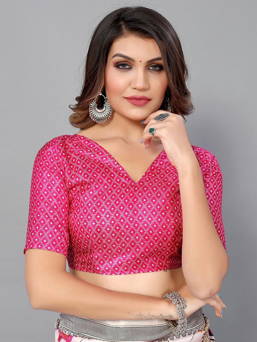 printed mysore silk saree with blouse - 20039643 - Standard Image - 2