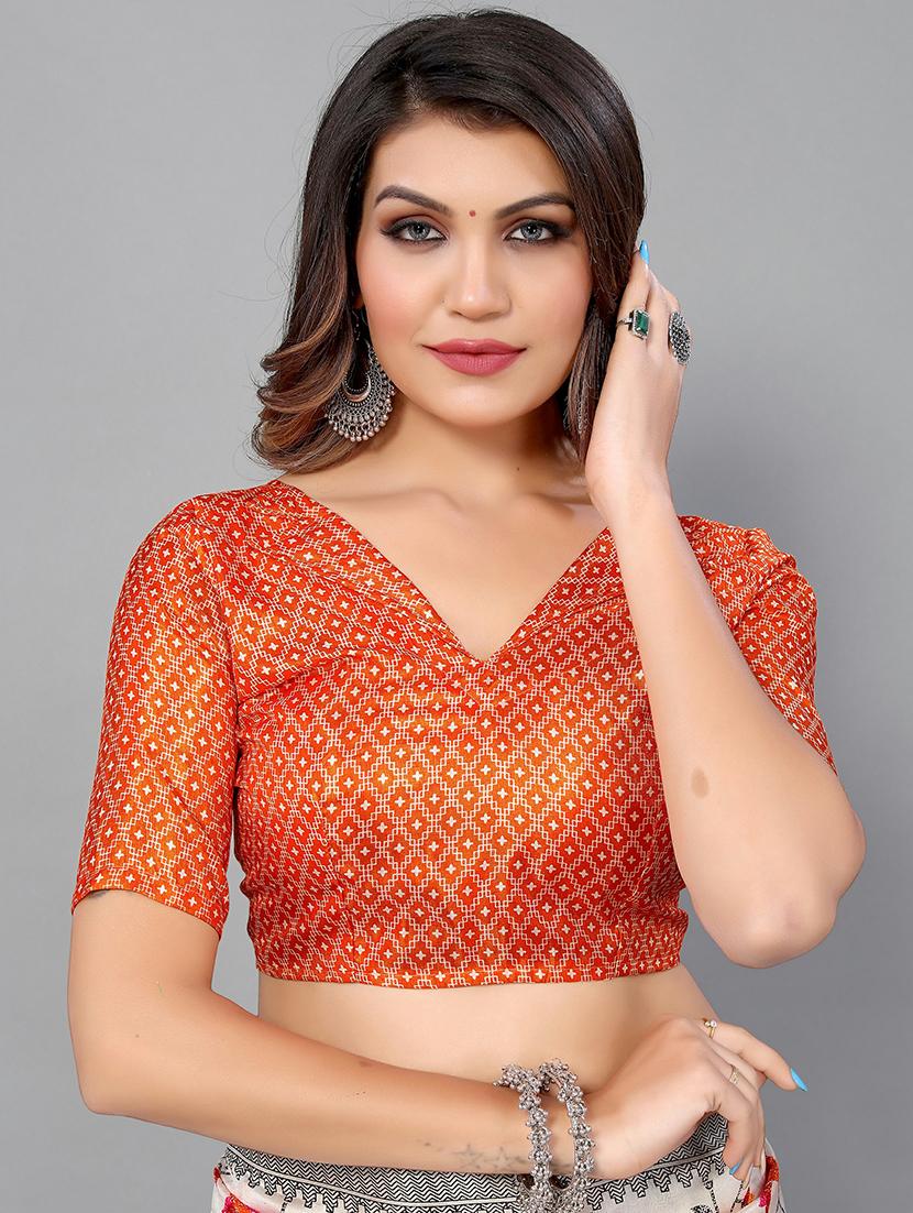 printed mysore silk saree with blouse - 20039647 - Standard Image - 2