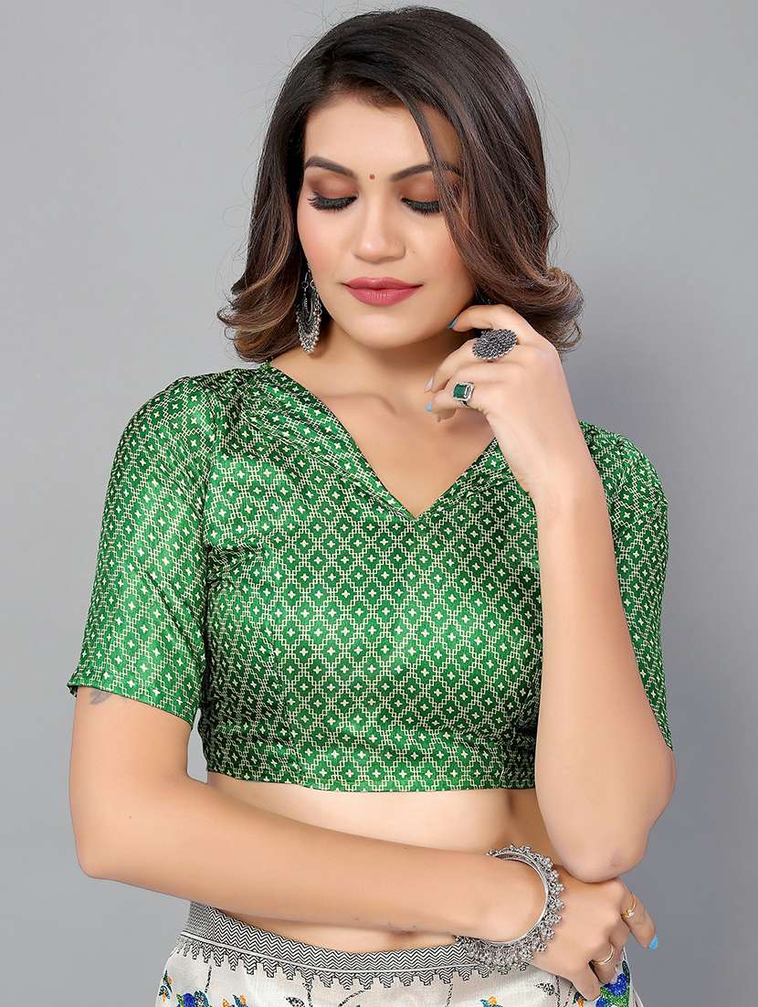 printed mysore silk saree with blouse - 20039649 - Standard Image - 2
