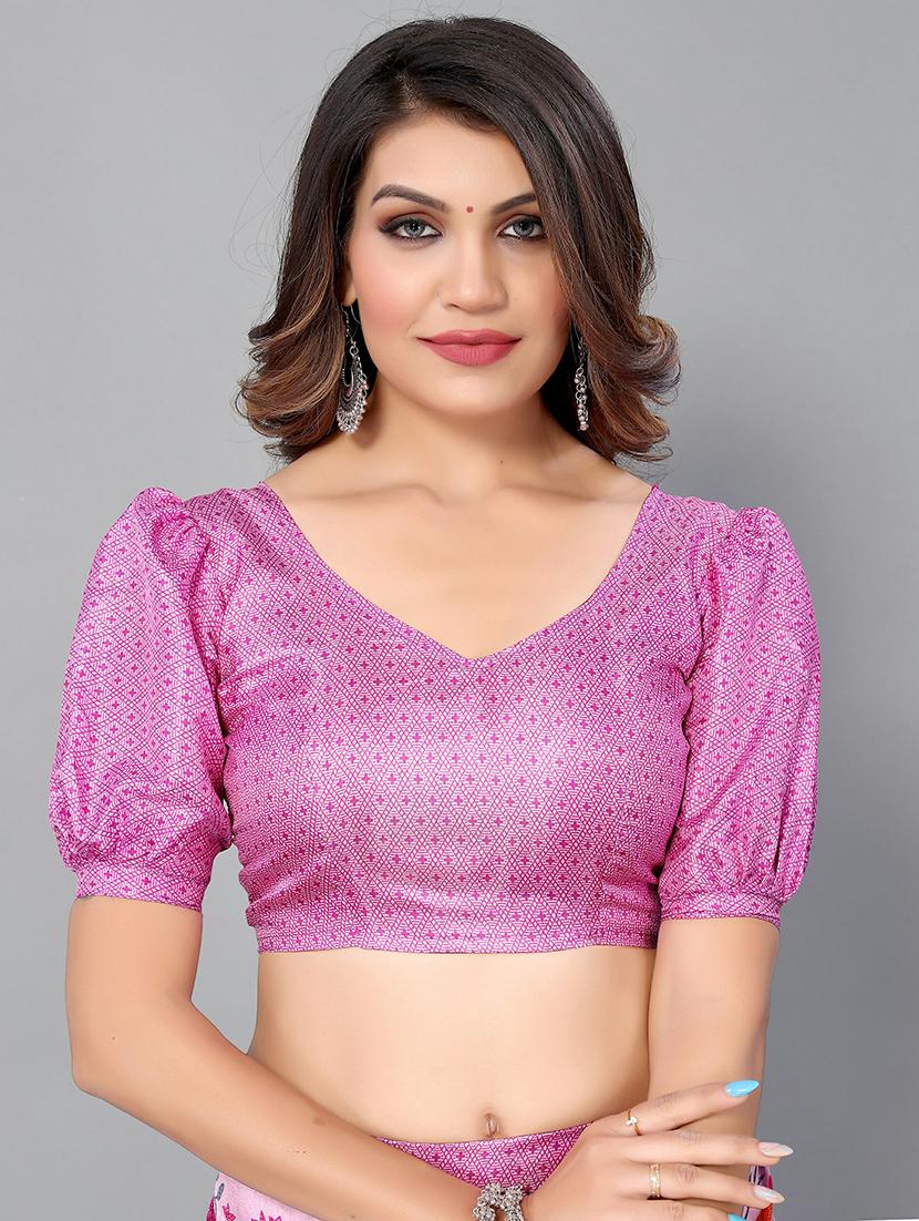 printed mysore silk saree with blouse - 20039651 - Standard Image - 2
