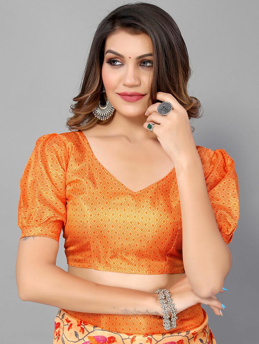 printed mysore silk saree with blouse - 20039655 - Standard Image - 2