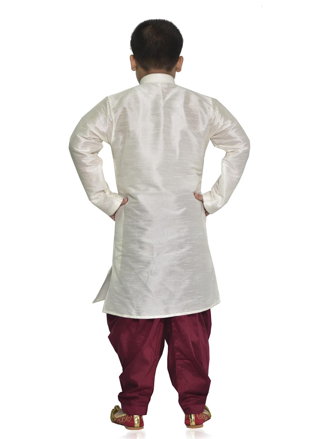 white cotton salwar kurta set - 20040404 - Standard Image - 2