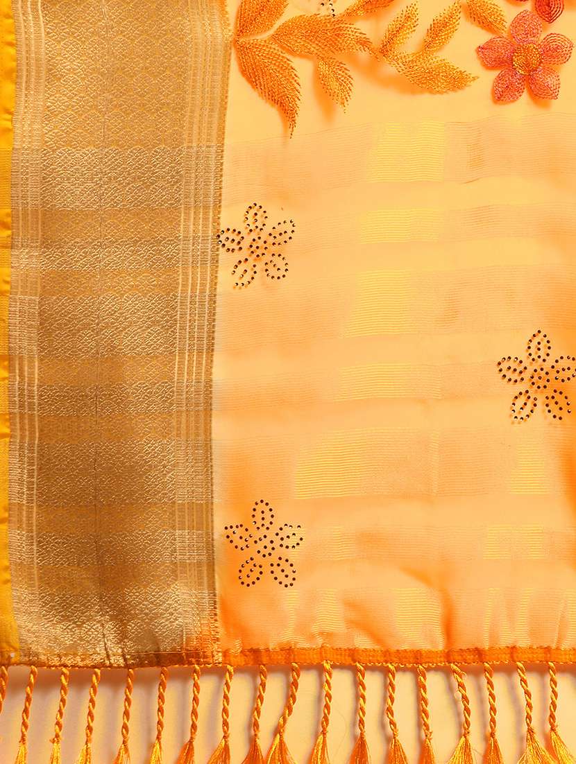 Women's Embroidered Saree
