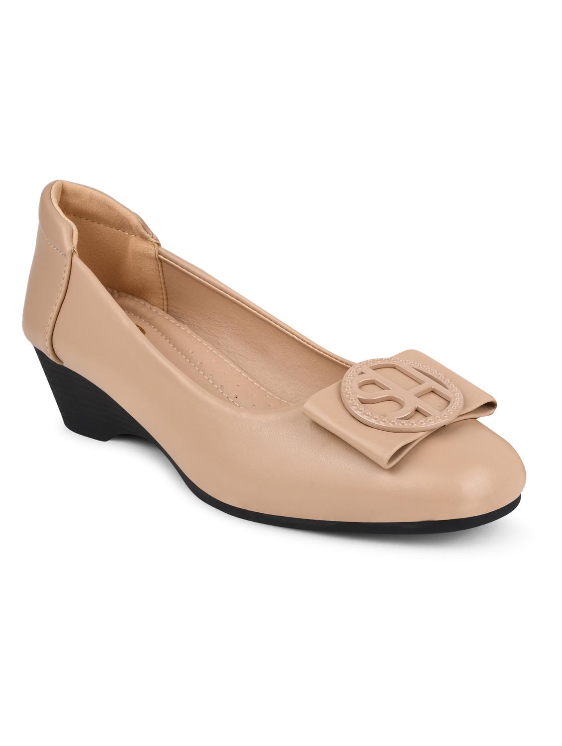 beige slip on solid ballerina - 20045142 - Standard Image - 2
