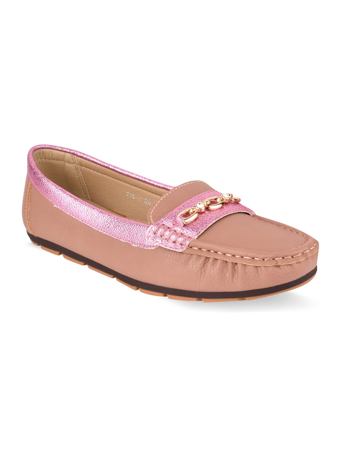 peach slip on loafer - 20045279 - Standard Image - 2