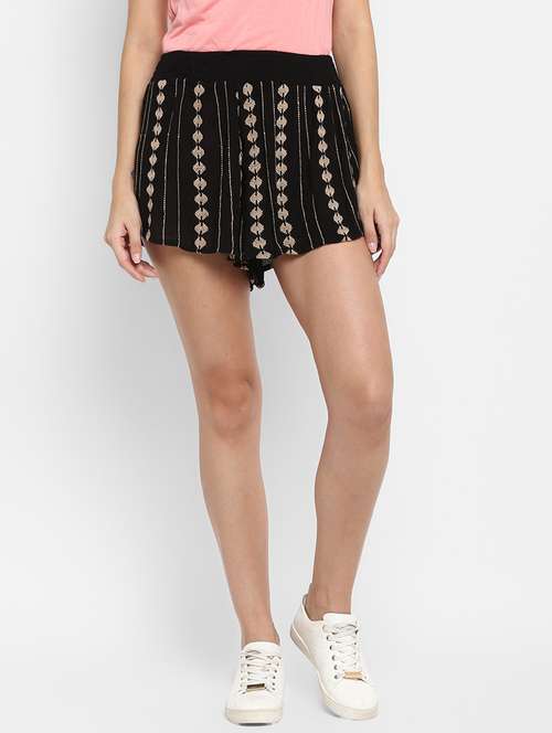 women viscose regular shorts - 20045597 -  Standard Image - 0