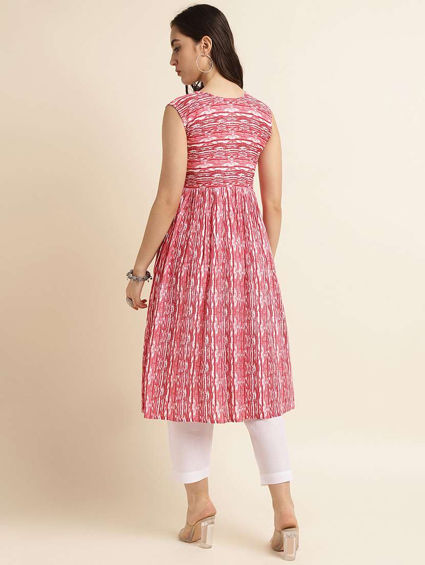 women printed kurta pant set - 20047691 - Standard Image - 2