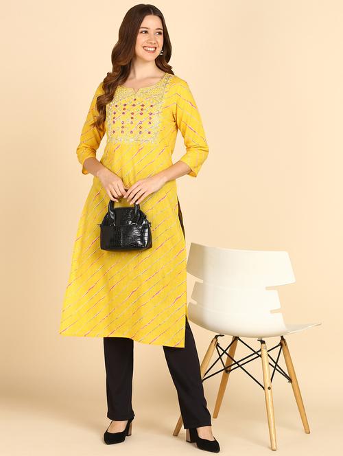 women's straight kurta - 20047752 - Standard Image - 0