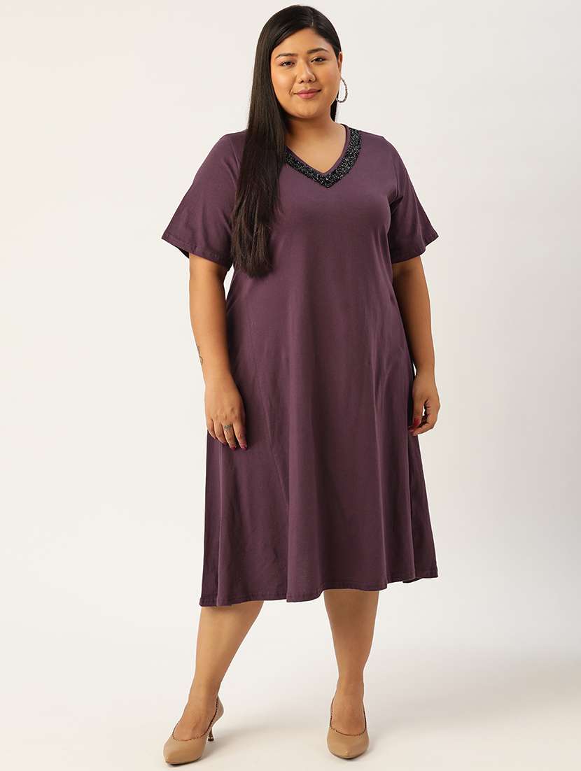 women's  solid dress