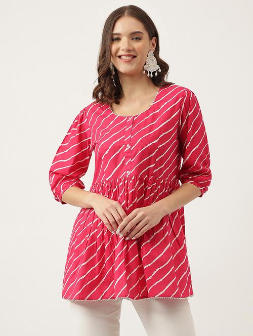 women's a line round neck top - 20048016 - Standard Image - 0