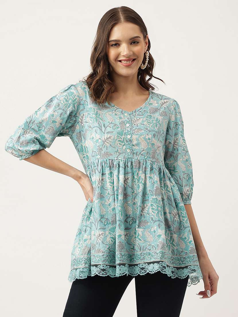 women's peplum v neck top