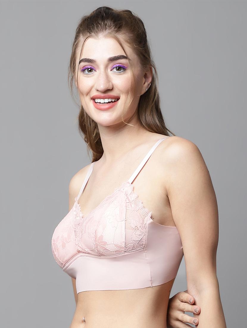 orange lace lette bra - 20050022 - Standard Image - 2