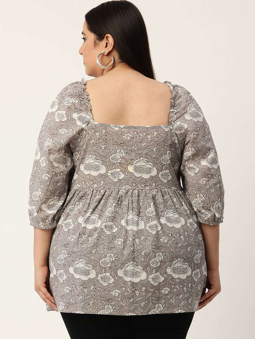 women's a line square neck top - 20050325 - Standard Image - 2