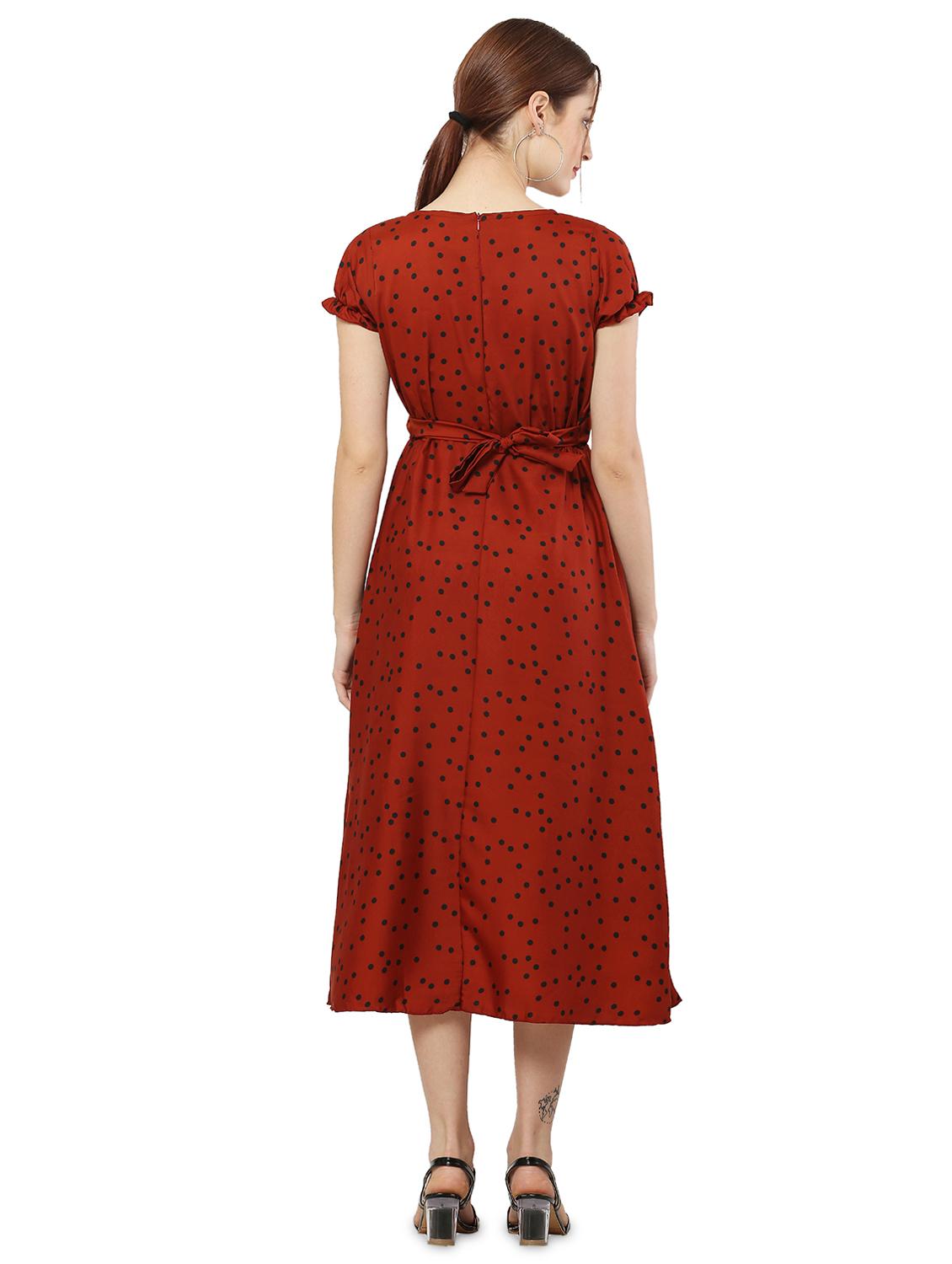 women's fit & flare color block dress - 20051751 - Standard Image - 2