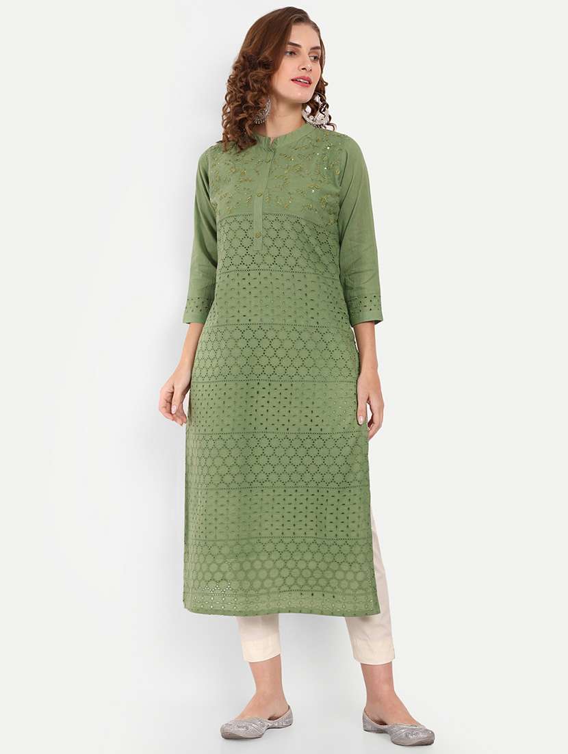 women's straight kurta
