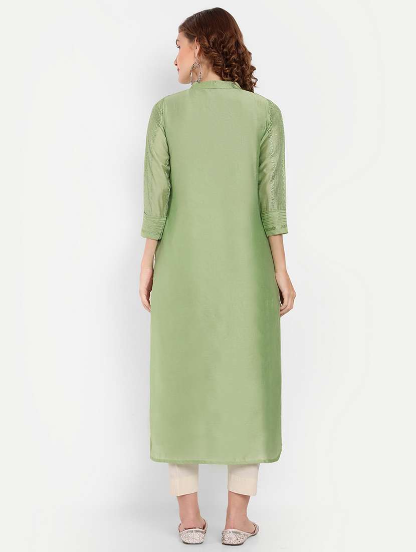 women's straight kurta - 20051953 -  Standard Image - 2