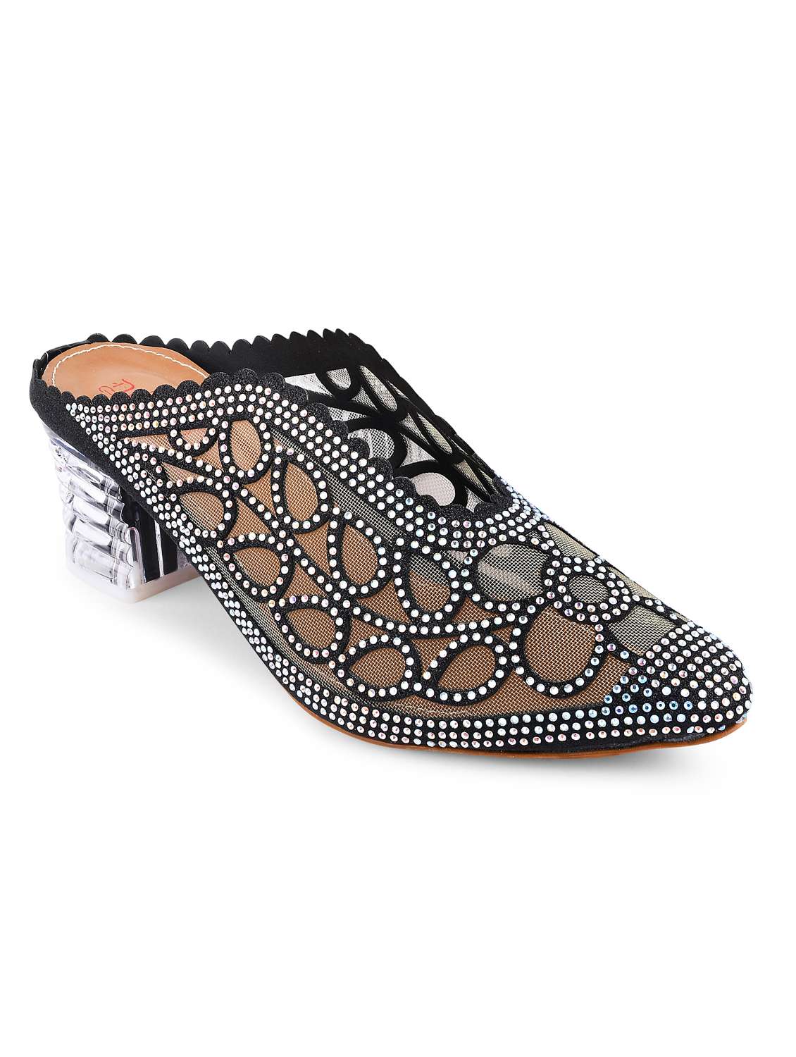 Black Pu Mules