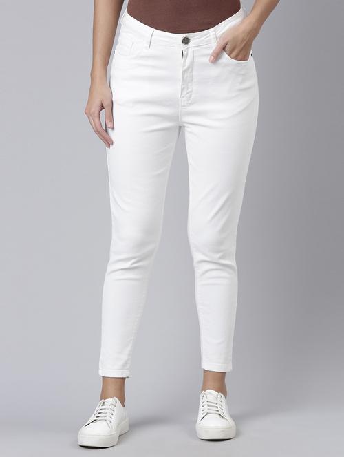 women's plain slim fit jeans - 20052146 - Standard Image - 0