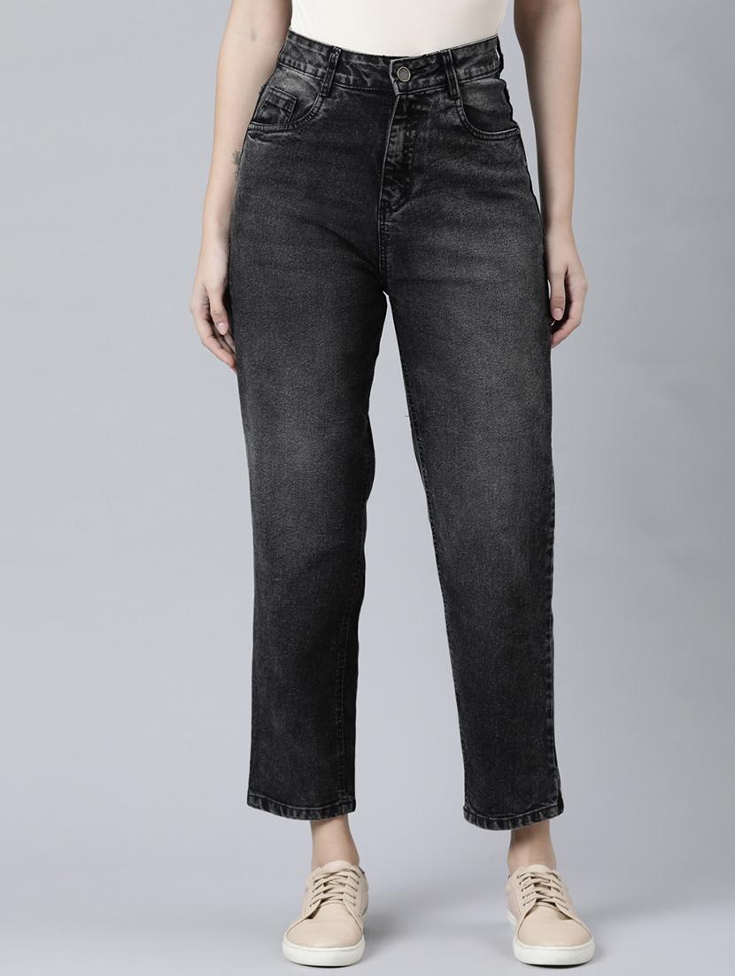 women's plain mom fit jeans - 20052153 -  Zoom Image - 0