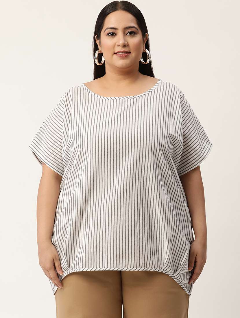 women's straight round neck top - 20053265 - Zoom Image - 0