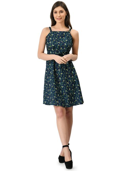 women's fit & flare checks dress - 20056066 - Standard Image - 0