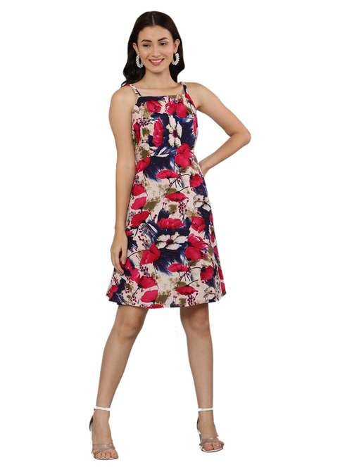 women's floral dress - 20056068 - Standard Image - 0