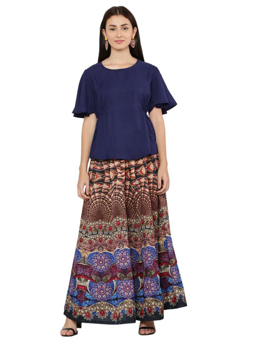 printed top & skirt co-ords set