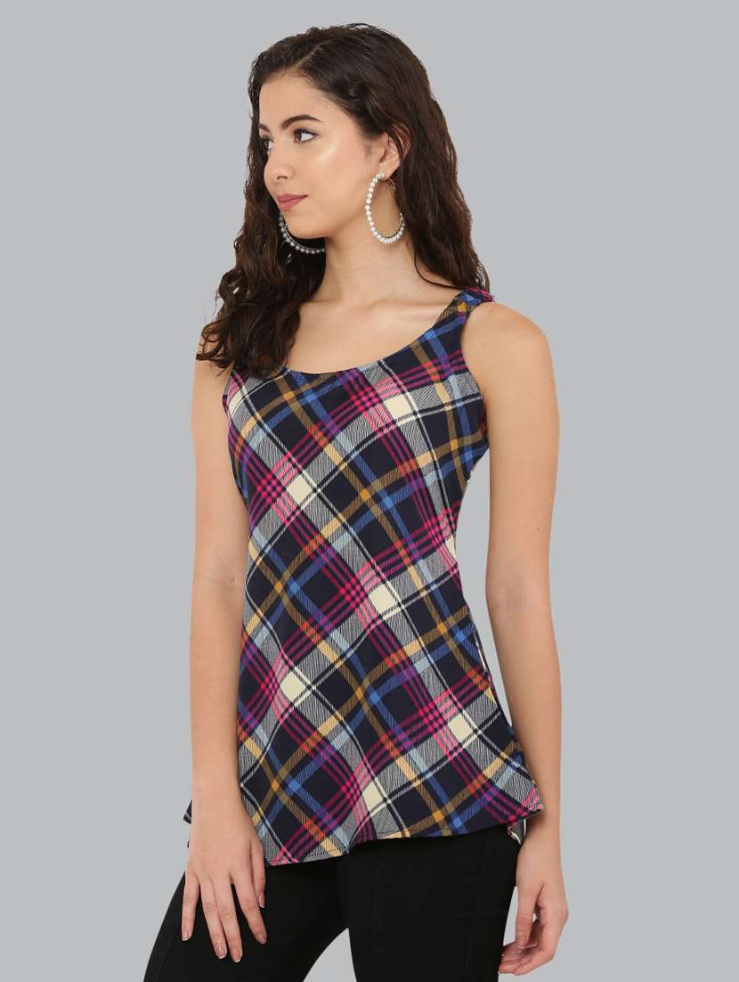 women's a line scoop neck top - 20056120 -  Standard Image - 2