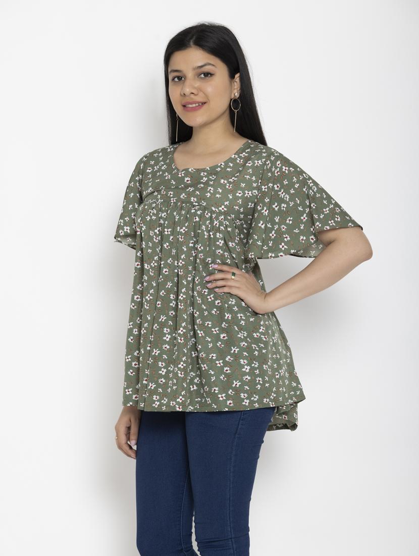 women's peplum round neck top - 20056143 -  Zoom Image - 0