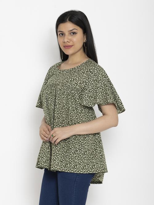 women's straight round neck top - 20056145 -  Standard Image - 0