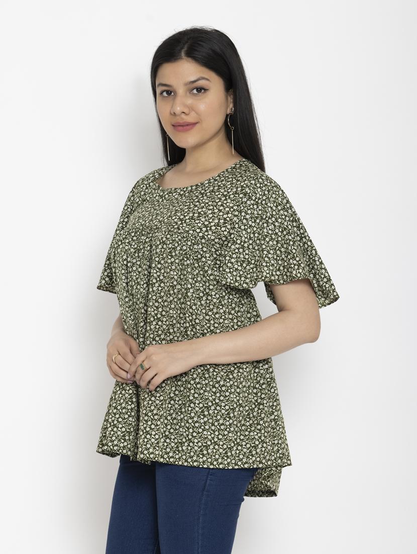 women's straight round neck top - 20056145 -  Zoom Image - 0