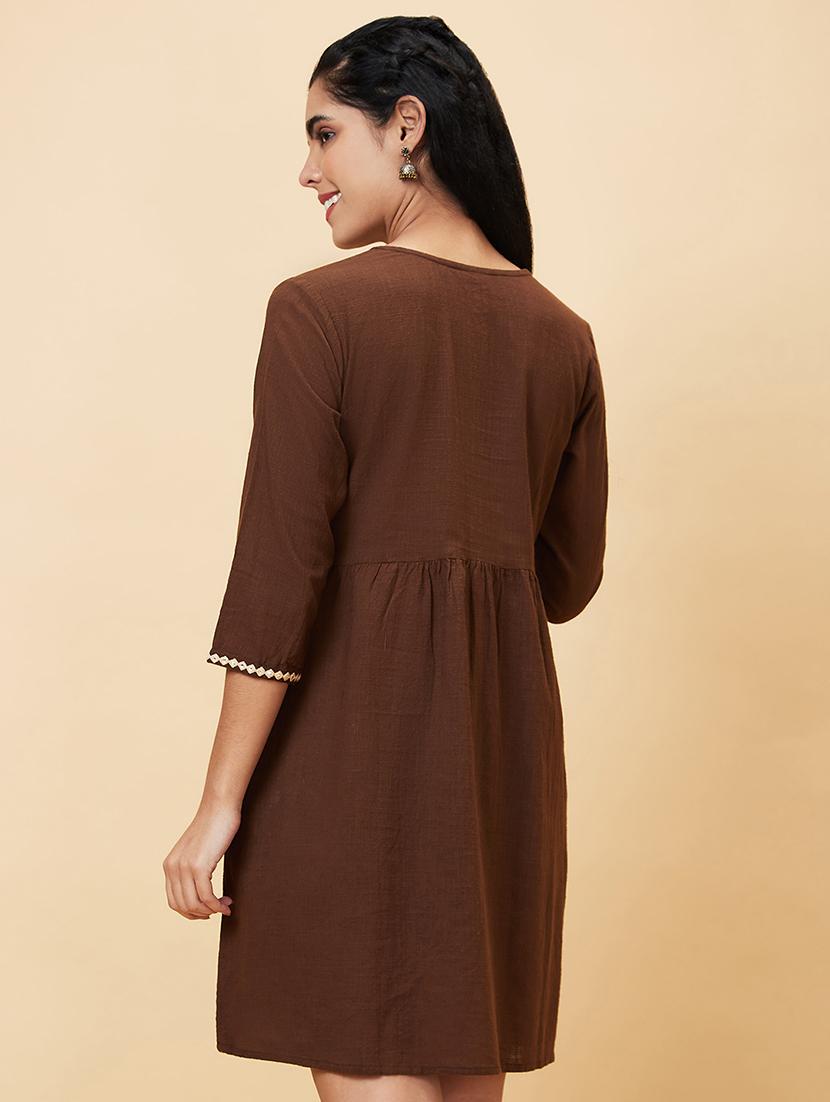 women's fit & flare mini dress - 20056442 - Standard Image - 2