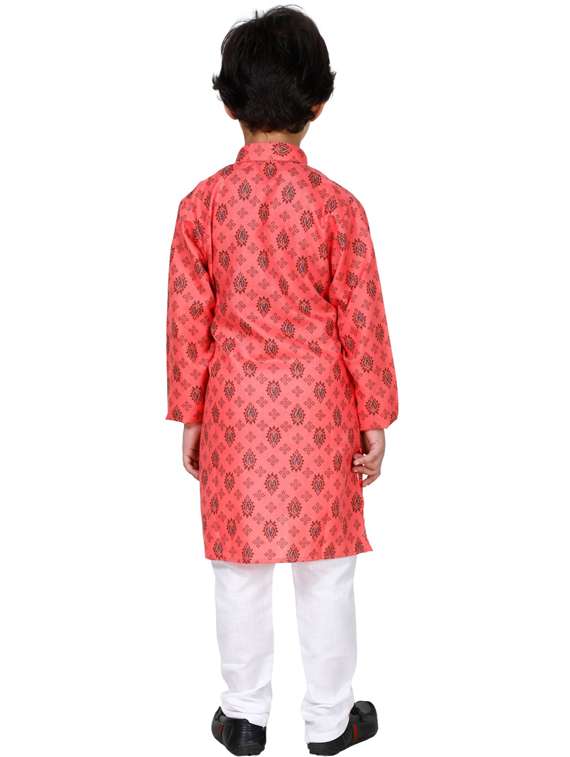 boys printed kurta pajama set - 20057415 -  Standard Image - 2